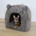 Katės guolis Rosewood pet minkštas namukas-meškiukas