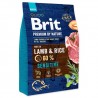 Brit premium By Nature sensitive Lamb & Rice maistas šunims