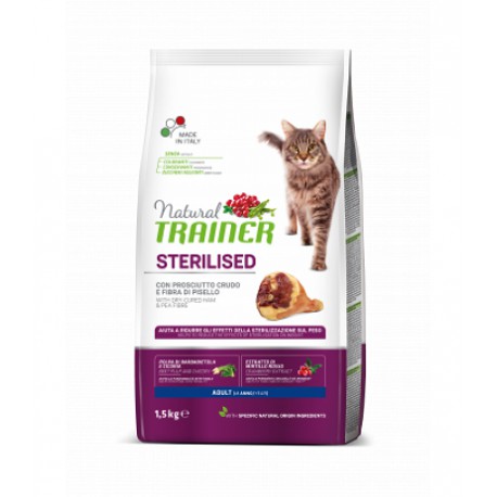 Trainer Natural Cat Sterilised With Dry-Cured Ham