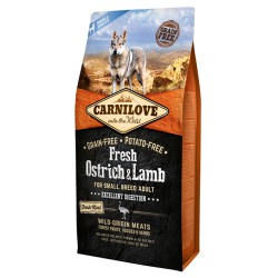 Carni Love Fresh Ostrict/Lamb SB sausas maistas šunims