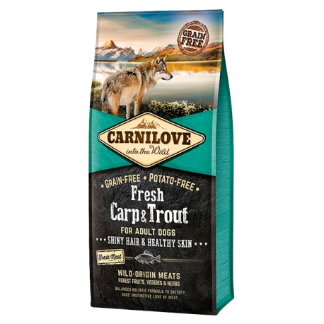 Carni Love Fresh Carp/Trout Adult sausas maistas šunims