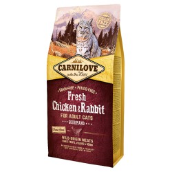 Carni Love Fresh Chicken & Rabbit Adult Cat sausas maistas katėms