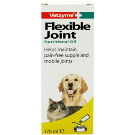 Vetzyme Flexible Joint Oil papildas šunims ir katėms