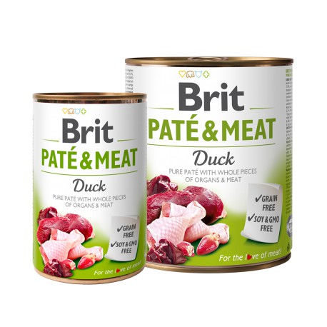 BRIT CARE Duck Pate & Meat konservai šunims