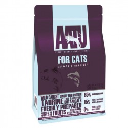 AATU Cat Salmon And Herring sausas maistas katėms