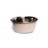 Neslystantis metalinis dubenėlis Anti Skid Bowl with Print (kreminis)