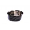 Neslystantis metalinis dubenėlis Anti Skid Bowl with Print (juodas)