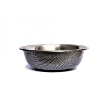 Neslystantis metalinis dubenėlis Anti Skid Bowl with Print (pilkas)