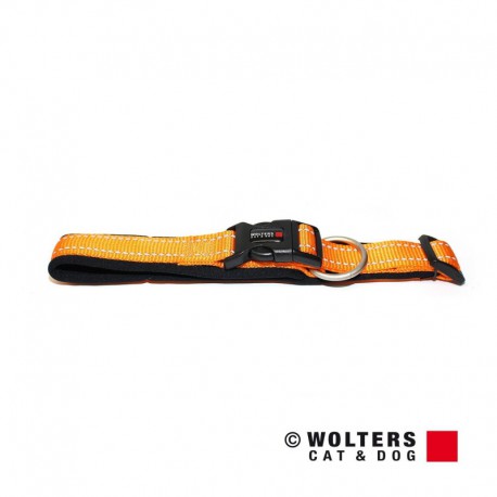Wolters antkaklis (Oranžinės spalvos su atšvaitu) Įv. Dydžių