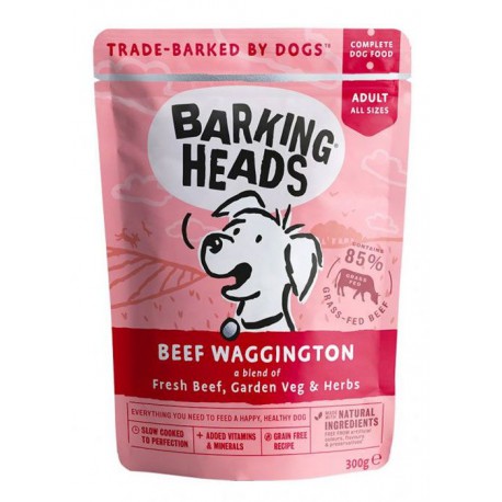 Barking Heads Beef Waggington konservai šunims