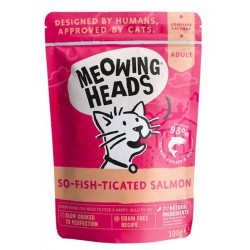 Meowing Heads So-Fish-Ticated Salmon konservai katėms