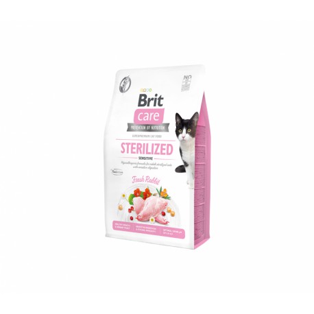 Brit Care Cat GF Sterilized Sensitive sausas maistas katėms
