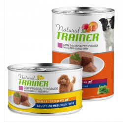 Natural Trainer Dog Adult Ham konservai šunims su kumpiu