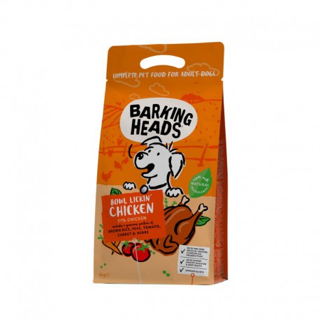 BARKING HEADS BOWL LICKIN CHICKEN MEDIUM BREED