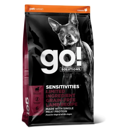 Go! Solutions Sensitivities Grain Free sausas maistas šunims su ėriena