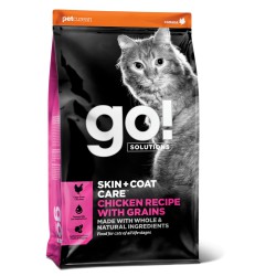 Go! Solutions Skin + Coat Care sausas maistas katėms su vištiena ir sveikais grūdais