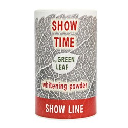 Kailį balinanti priemonė Green Leaf SHOW TIME Whitening Powder