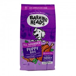 Barking Heads Puppy Days maistas šunims su kalakutiena