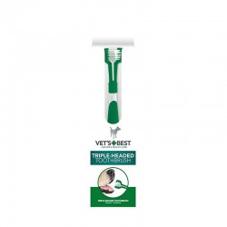 Dantų šepetėlis šunims Vet's Best Triple Headed Toothbrush Toothbrush