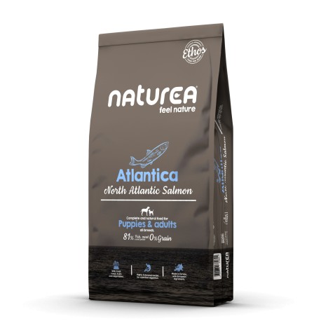 NATUREA ETHOS ATLANTICA SALMON MAISTAS ŠUNIMS su lašiša