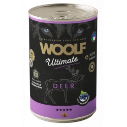 WOOLF ULTIMATE DEER WITH BLUEBERRIES KONSERVAI ŠUNIMS SU ELNIENA