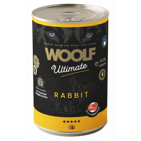 WOOLF ULTIMATE RABBIT WITH TOMATO KONSERVAI ŠUNIMS SU TRIUŠIENA