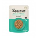 Applaws Cat Tuna Fillet & Whole Anchovy Pouch