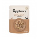 APPLAWS CAT CHICKEN BREAST & WILD RICE POUCH