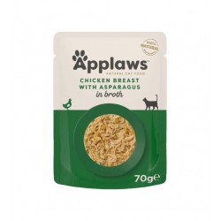 APPLAWS CAT CHICKEN BREAST & ASPARAGUS POUCH