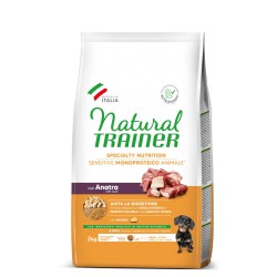 Natural Trainer Sensitive Adult Mini No Gluten Duck maistas šunims