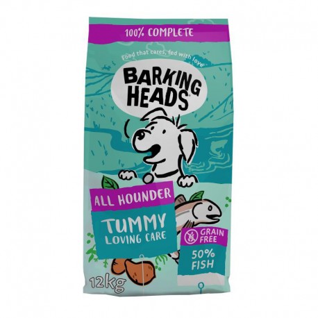 BARKING HEADS Tummy Lovin Care Fish Šunims Su Žuvimi