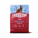 CARNILOVE ACTIVE Cat Salmon & Turkey Sterilisedsausas pašaras katėms
